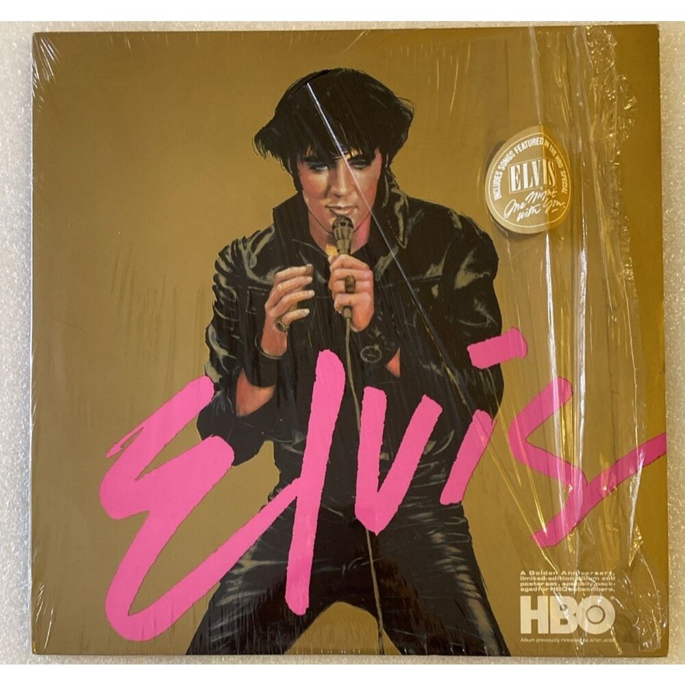 ELVIS: One Night With You HBO Special 1984 Vinyl LP W/ Poster 50th Anniversary